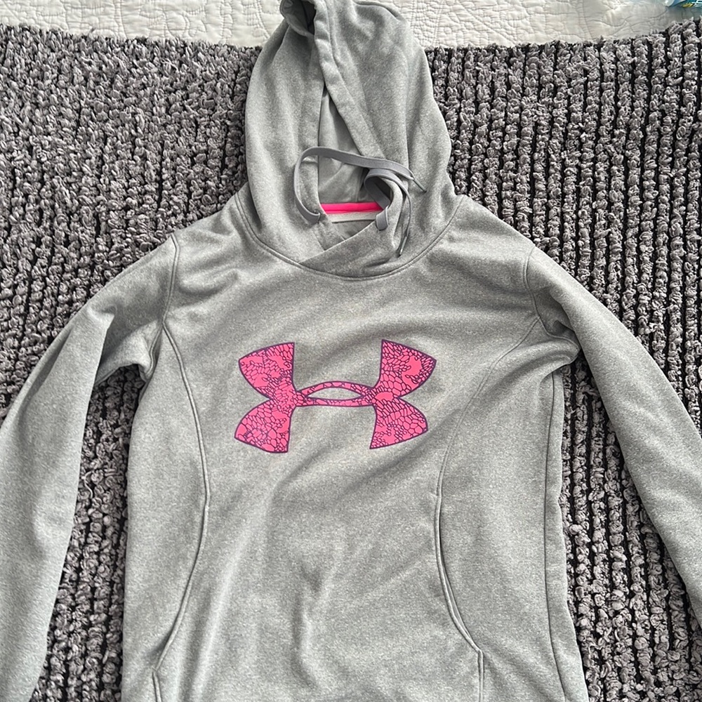 Gray hoodie sweater